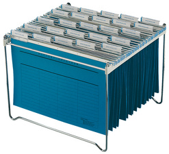 DURABLE porte-dossiers suspendus métal, argent, formats A4 et folio