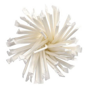 PAPSTAR papieren rietjes wit 200mm