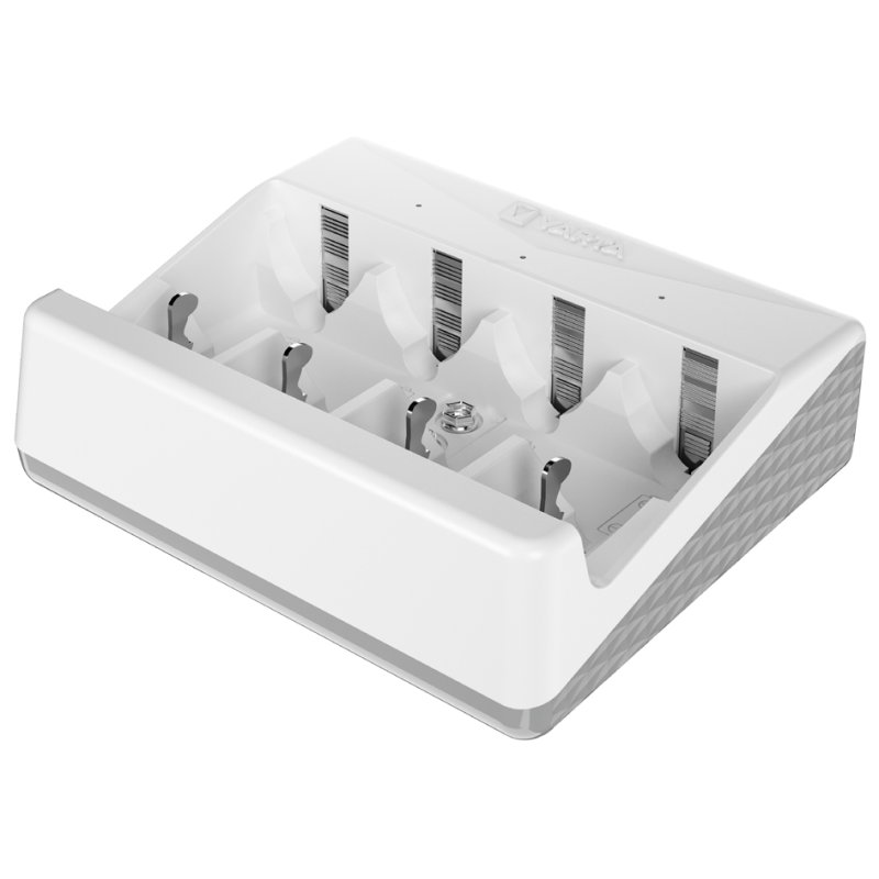 VARTA universele batterijlader, wit, AA AAA C D 9V, USB-C kabel