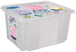 keeeper opbergdoos Karolina 'Winnie', 15 liter, 38×29×20,5 cm, transparant