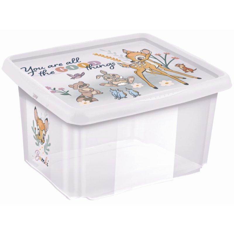 keeeper boîte de rangement Karolina 'Winnie', 30 litres, 35×45×27 cm, transparent