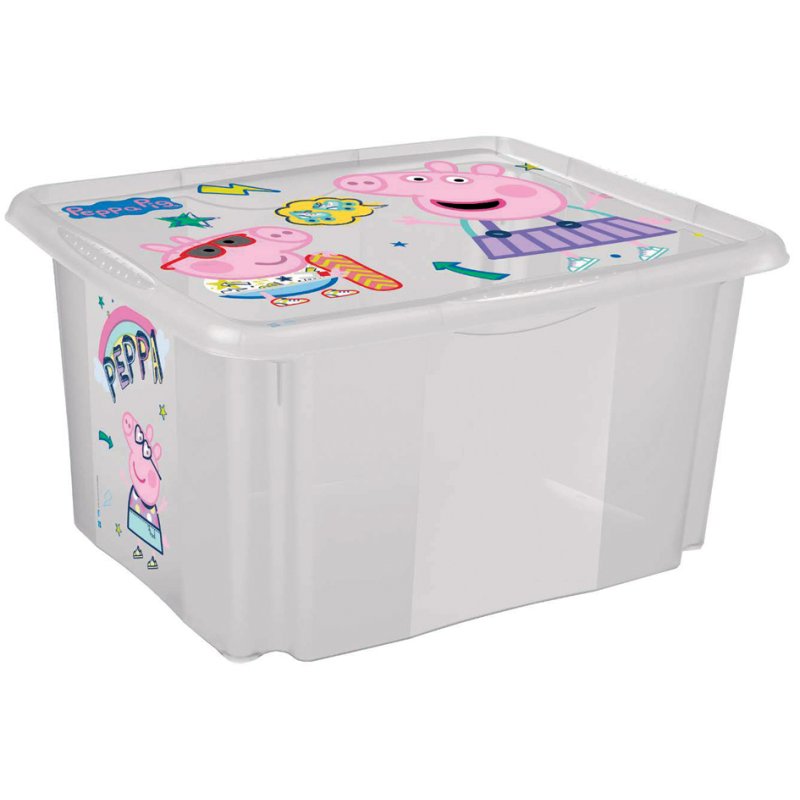 keeeper boîte de rangement Karolina 'Winnie', 30 litres, 35×45×27 cm, transparent