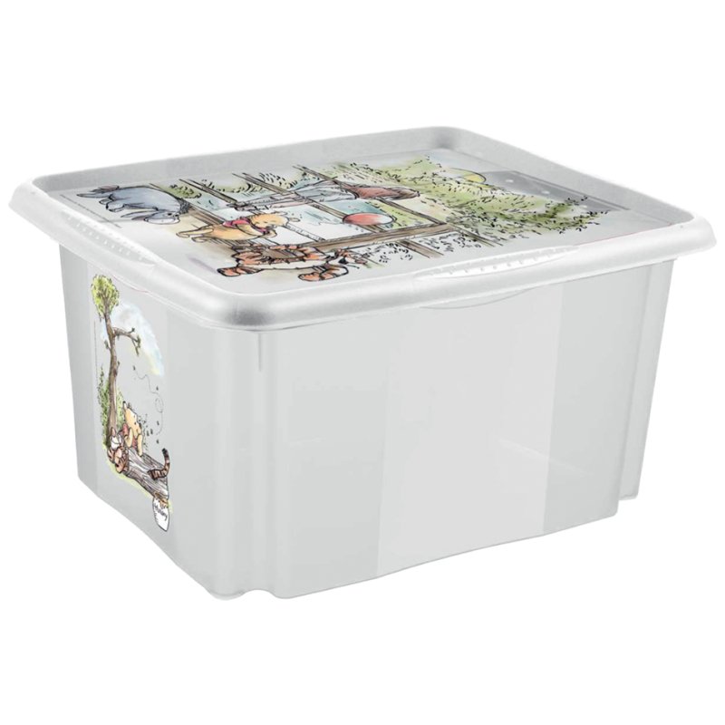 keeeper boîte de rangement Karolina 'Winnie', 30 litres, 35×45×27 cm, transparent