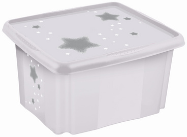 keeeper opbergdoos Karolina 'Sterren', 15 liter, nordic-white