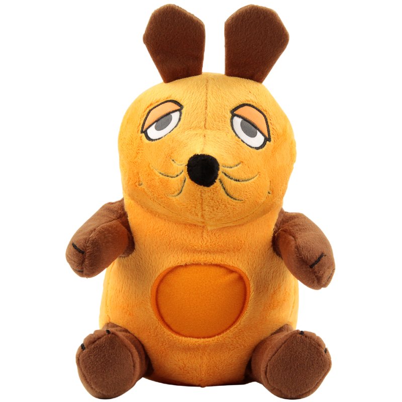 ANSMANN knuffeldiernachtlampje Muis, LED-technologie, pluche, inclusief 3× AAA batterijen