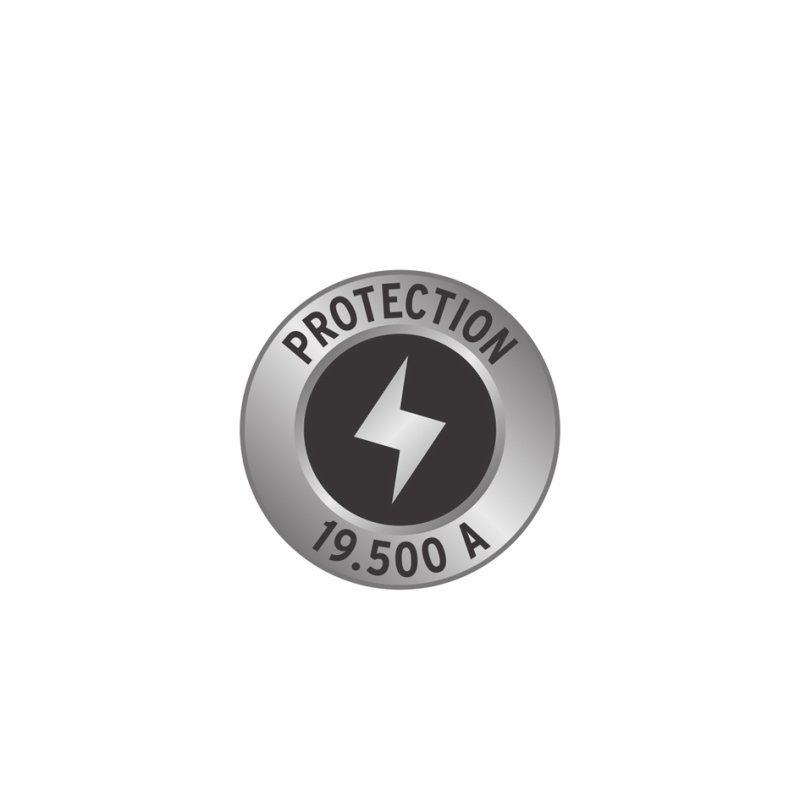 brennenstuhl Secure-Tec socket strip, 6-way, surge protection, anthracite