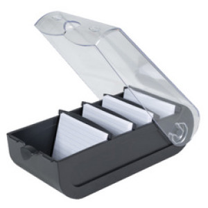 EXACOMPTA leerkaartensysteem BunnyBox, A8, zwart