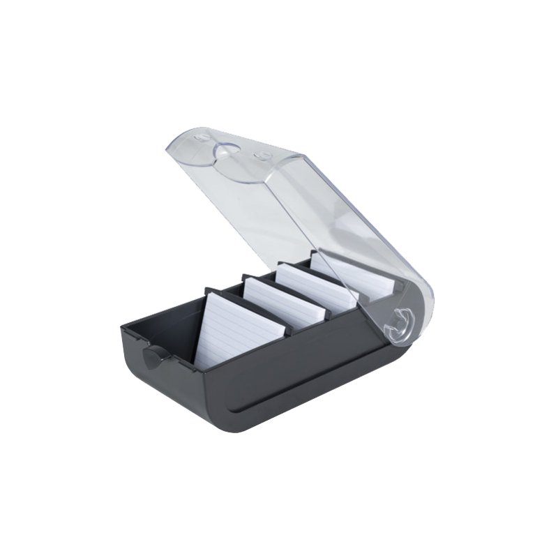 EXACOMPTA leerkaartensysteem BunnyBox, A8, zwart