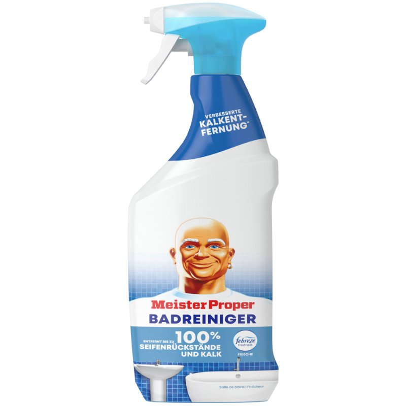 Meister Proper spray salle de bain avec parfum Febreze, 800 ml