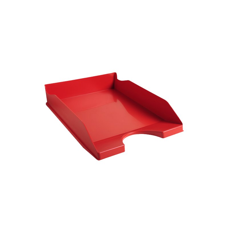 EXACOMPTA documentenlade ECOTRAY A4+, rood, stapelbaar, 10 stuks