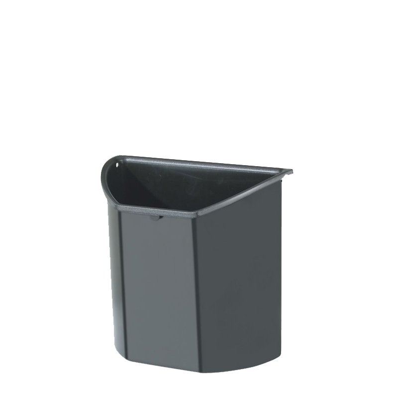 EXACOMPTA prullenbak TOPLINE, ovaal, zwart, 26 liter