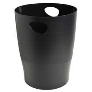 EXACOMPTA prullenbak ECOBIN, 15 liter, zwart