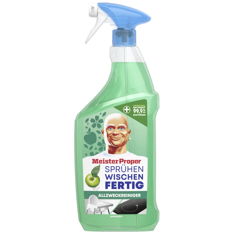 Meister Proper Antibacteriële Spray Spuiten-Vegen-Klaar, 800 ml, oppervlaktereiniger
