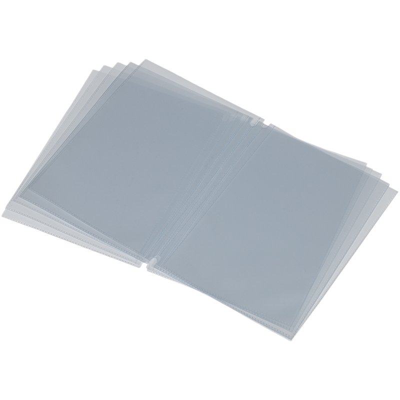 Securit feuilles de remplacement pour porte-menu, A5, transparent, 10 pièces
