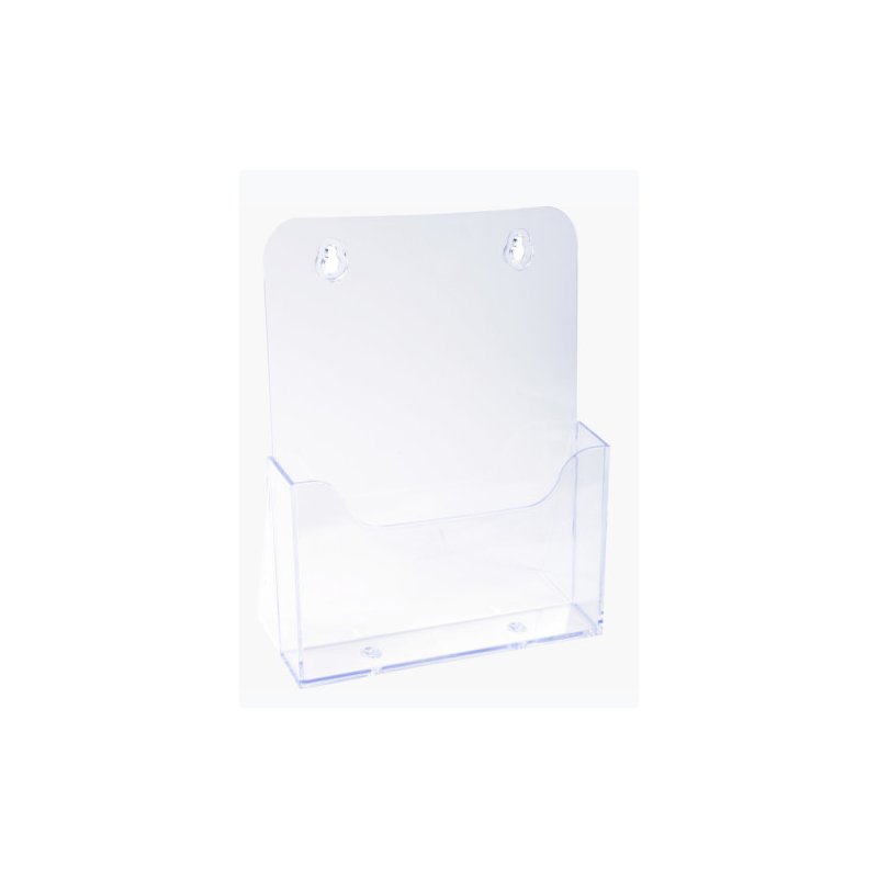 EXACOMPTA tafel folderhouder A5 staand, 1 vak, glashelder