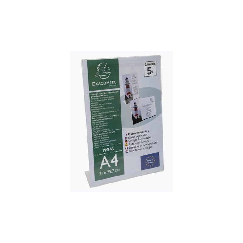 EXACOMPTA tafelstandaard A5, schuin, PMMA