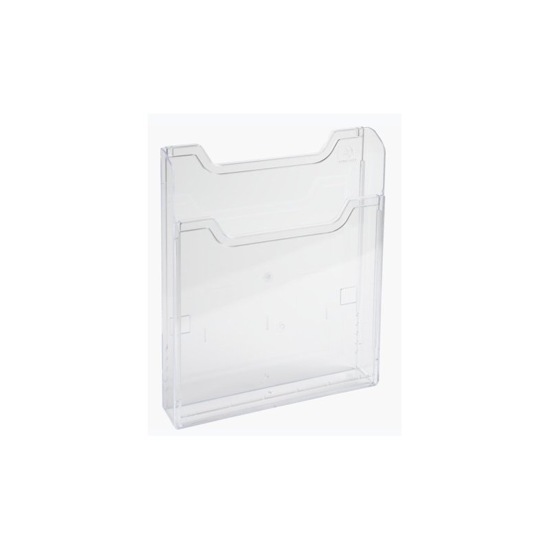EXACOMPTA wandfolderhouder A5 staand, 1 vak, transparant
