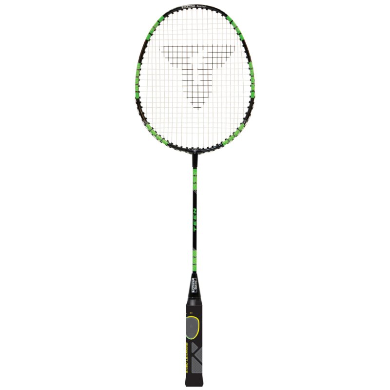 TALBOT torro badmintonracket Eli Teen, zwart/groen, 630 mm, 95 g
