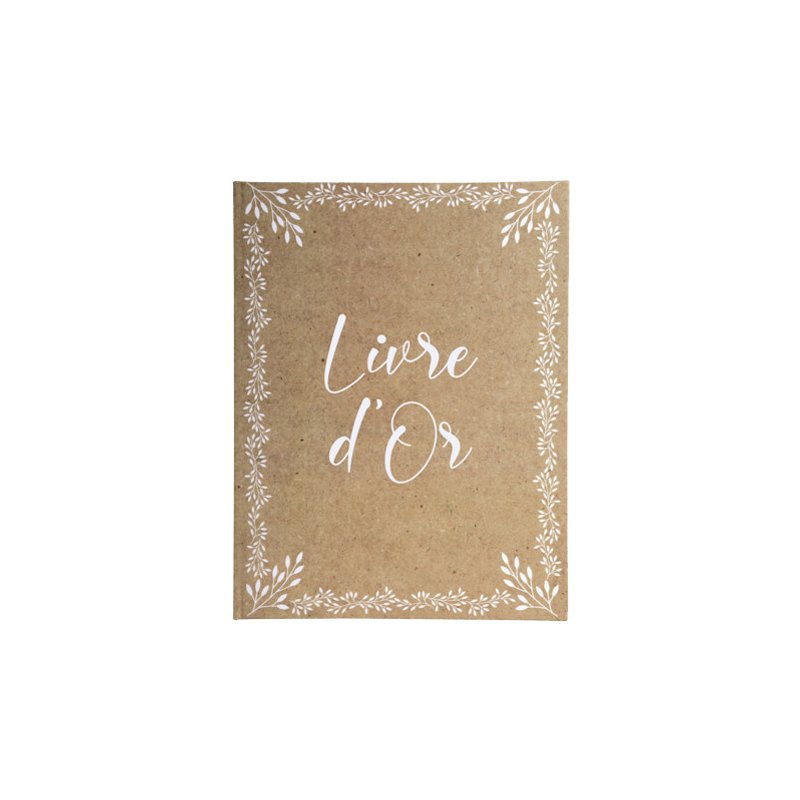 EXACOMPTA gastenboek Gouden boek, 220×270 mm, bruin, 100 pagina's