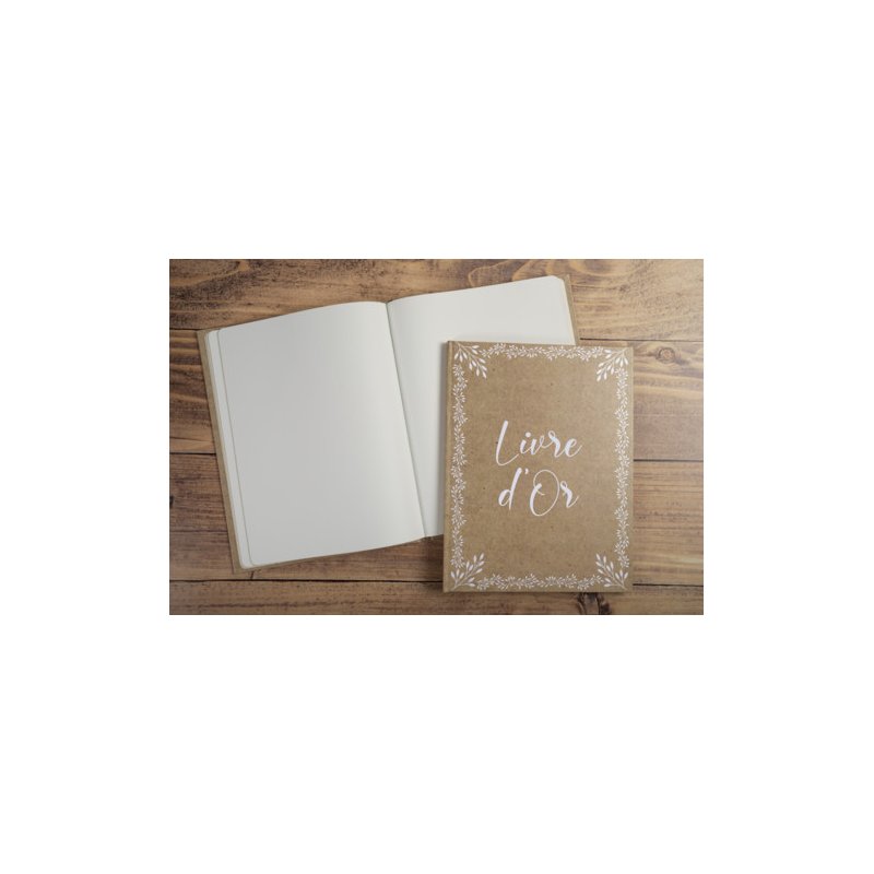 EXACOMPTA gastenboek Gouden boek, 220×270 mm, bruin, 100 pagina's
