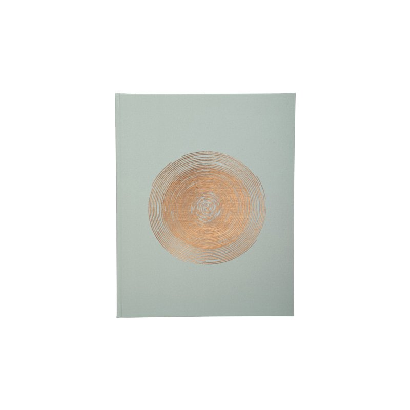 EXACOMPTA gastenboek ellips, 220 × 270 mm, groen, 100 pagina's