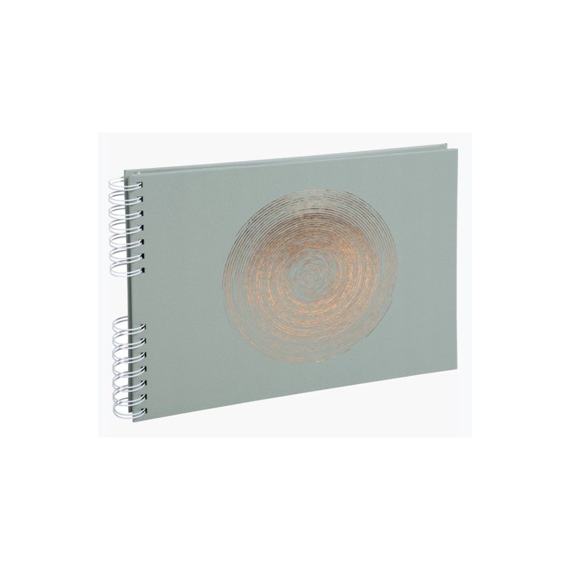EXACOMPTA album à anneaux Ellips, 320 × 220 mm, gris, 150 photos