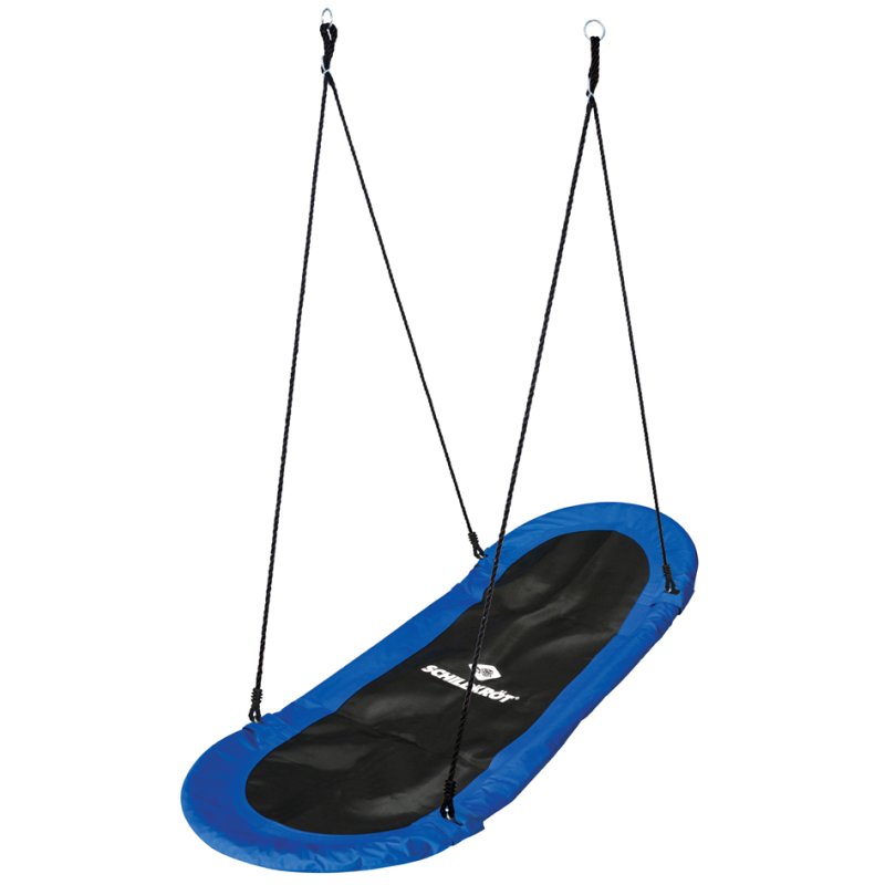 SCHILDKRÖT balançoire nid ovale, 700 × 1650 mm, bleu, 150 kg
