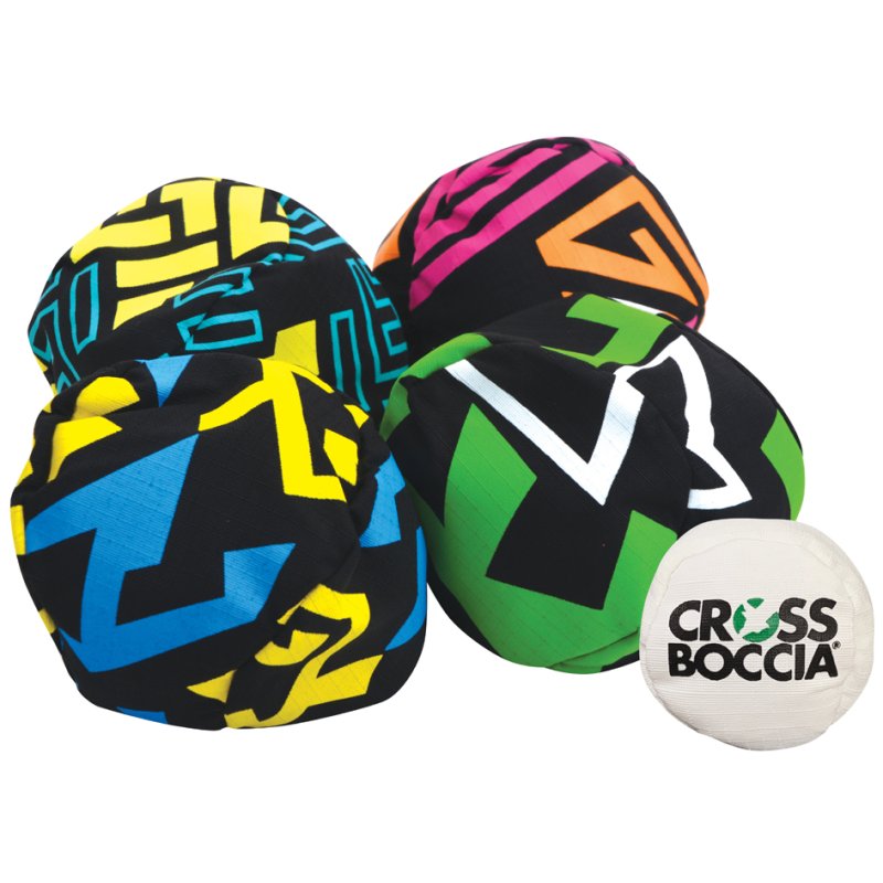 SCHILDKRÖT Crossboccia familypack Labyrinth, 4×3 kleurige zakjes, 80 mm, 115 g per bal
