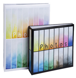 EXACOMPTA insteekmappenboek Regenboog, 225×325 mm, 100 pagina's, 300 foto's 10×15 cm