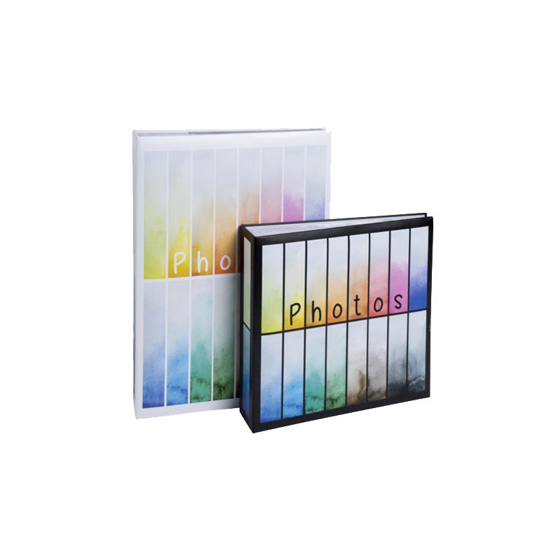 EXACOMPTA album à pochettes Rainbow, 225×220 mm, 100 pages, 200 photos 10×15 cm