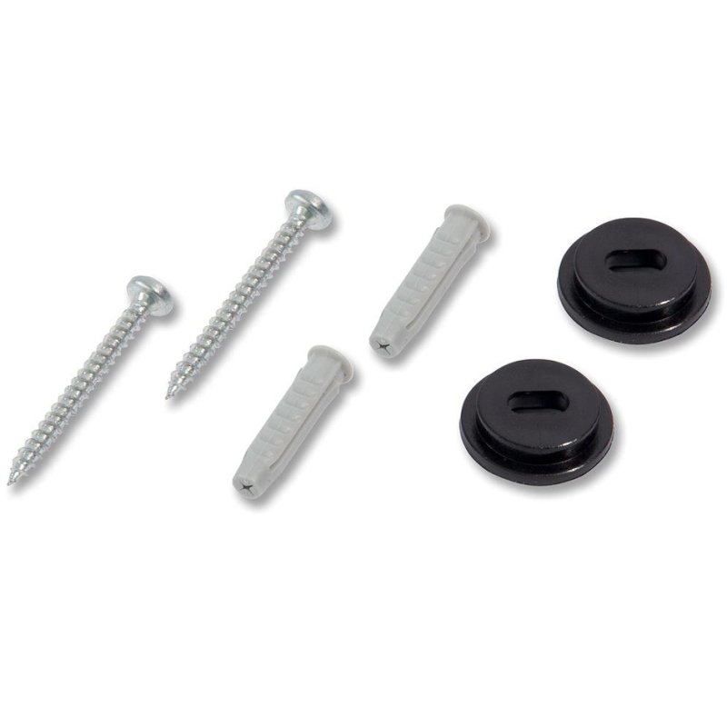 Sigel fixation murale set de remplacement artverum L, noir, diamètre 25 mm
