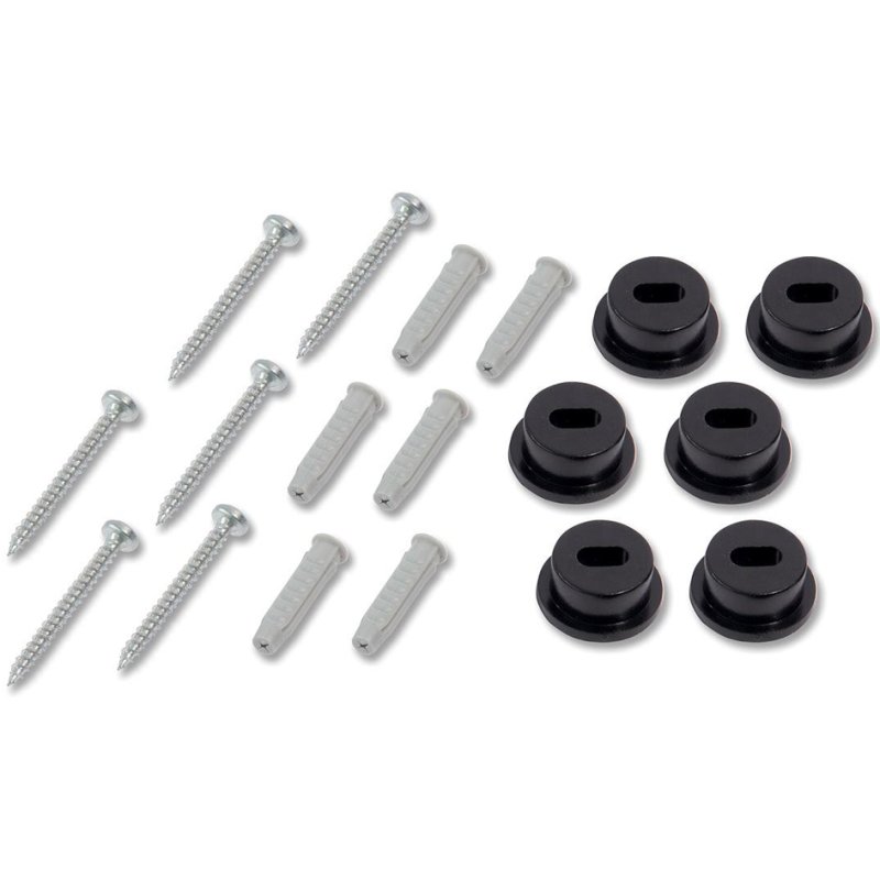 Sigel fixation murale set de remplacement artverum L, noir, diamètre 25 mm