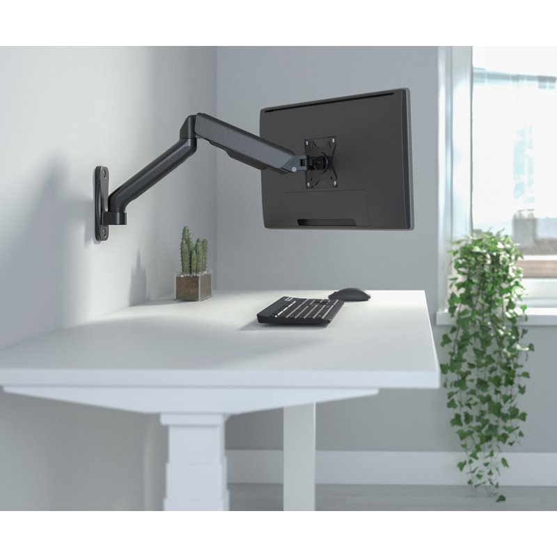 DIGITUS universele monitorarm wandmontage, zwart, tot 32 inch, draagkracht 9 kg