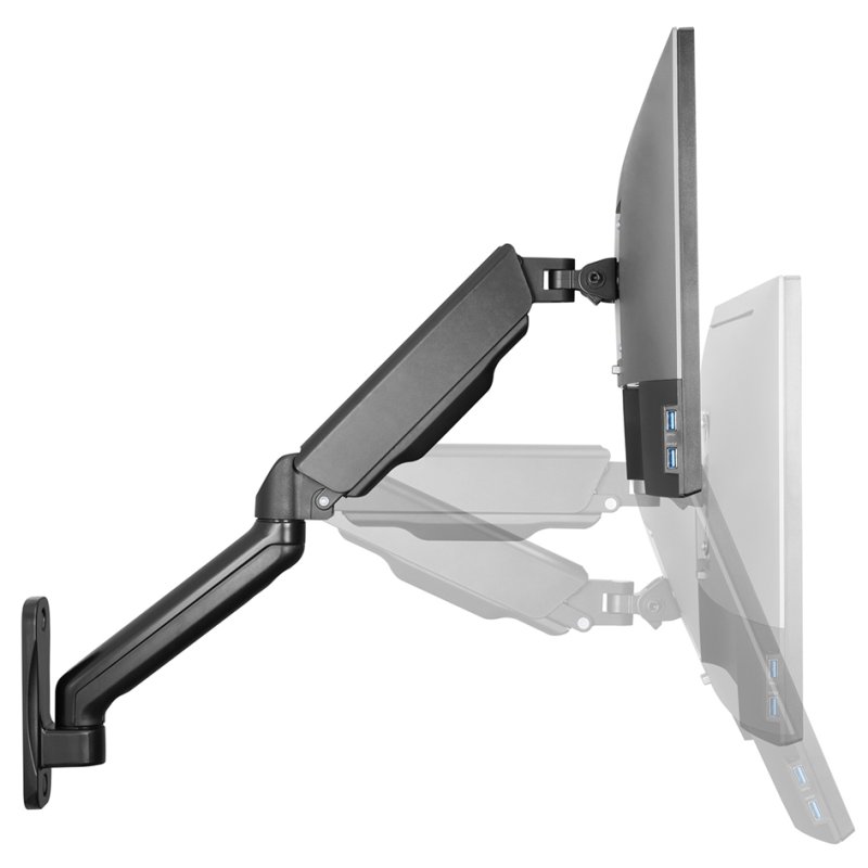 DIGITUS universele monitorarm wandmontage, zwart, tot 32 inch, draagkracht 9 kg