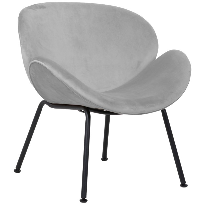 PAPERFLOW chaise visiteur Smile, anthracite, capacité de charge 120 kg