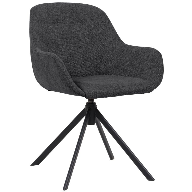 PAPERFLOW chaise de bureau pivotante Sira, rouge, 360° pivotant, 120 kg