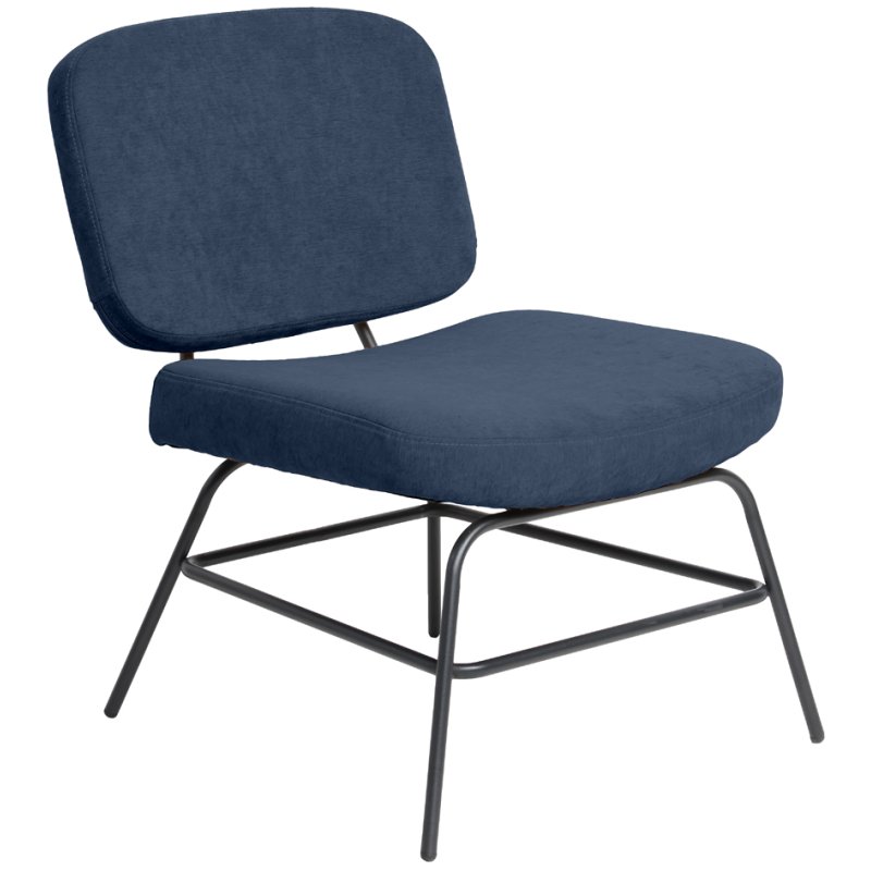 PAPERFLOW chaise visiteur Curve, gris anthracite, piètement 4-pieds