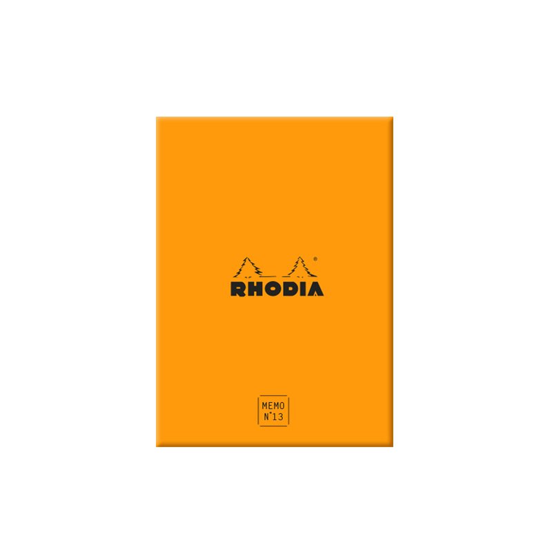 RHODIA bloc-notes No. 13, 115×160 mm, ligné, orange