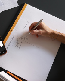 RHODIA papier-schrijfblok RHODIATIME, DIN A3+, microgeperforeerd, 60 vel
