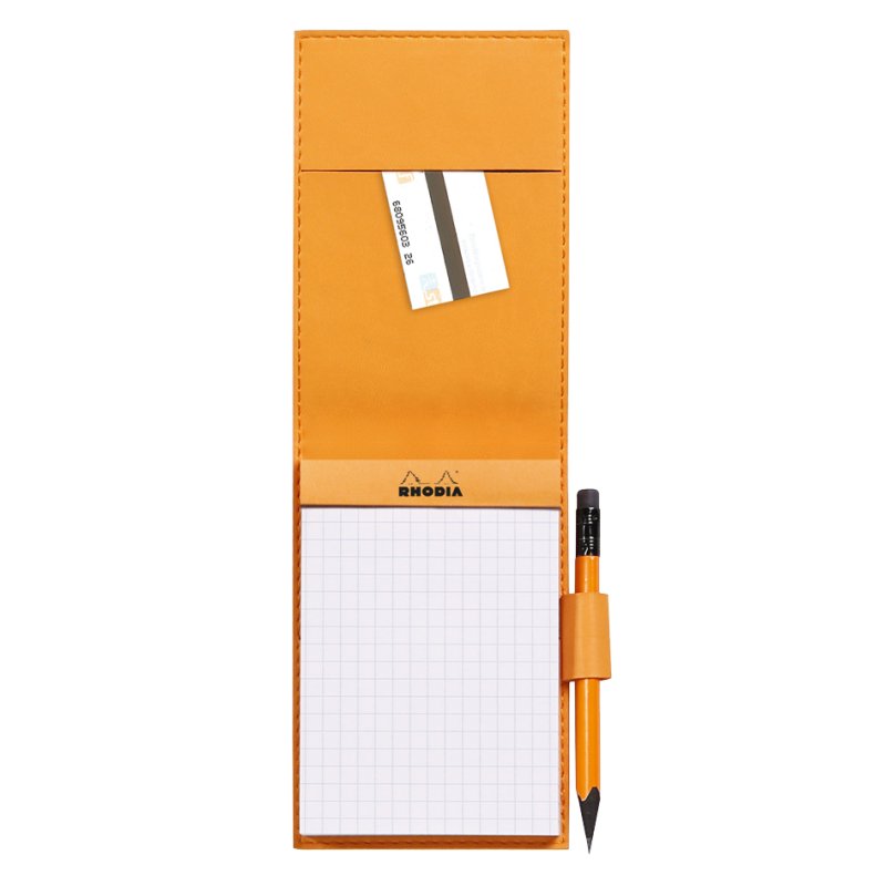 RHODIA notitieblok No. 13, geruit, oranje, 115×158 mm