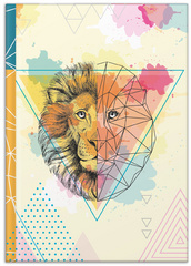 RNK Verlag notitieboek Lion, A4, blanco, 96 bladzijden