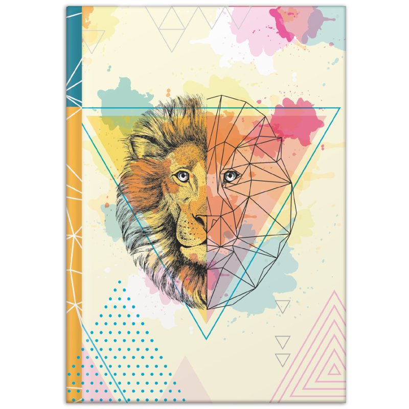 RNK Verlag carnet Neon, A4, blanc, couverture rigide
