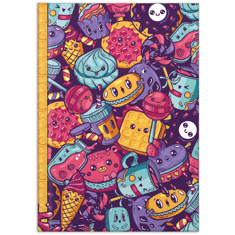 RNK Verlag carnet Neon, A4, blanc, couverture rigide