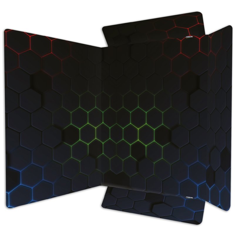 RNK Verlag chemise de dessin Hexagon A4, carton, avec élastique