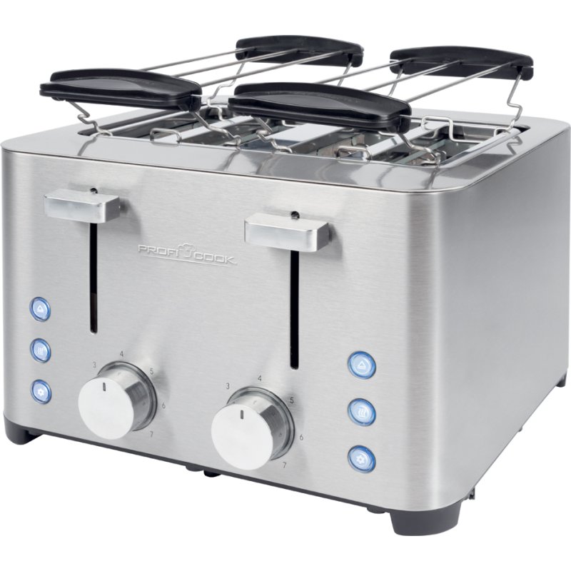 PROFI COOK Grille-pain 4 fentes PC-TA 1252, inox, 1500 W