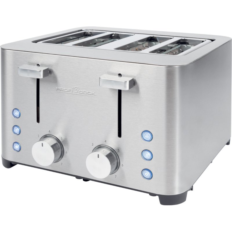 PROFI COOK Grille-pain 4 fentes PC-TA 1252, inox, 1500 W