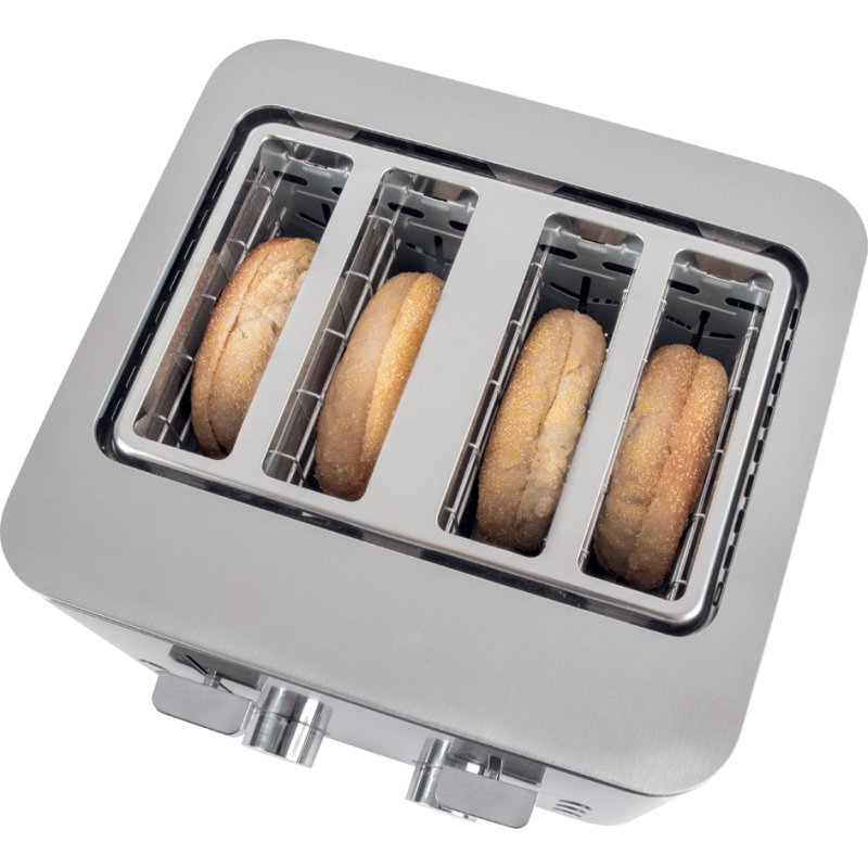PROFI COOK Grille-pain 4 fentes PC-TA 1252, inox, 1500 W