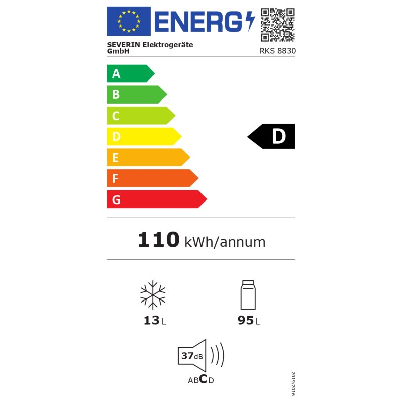 SEVERIN mini réfrigérateur rétro RKS 8830, rouge, éclairage LED, 55×57×87 cm