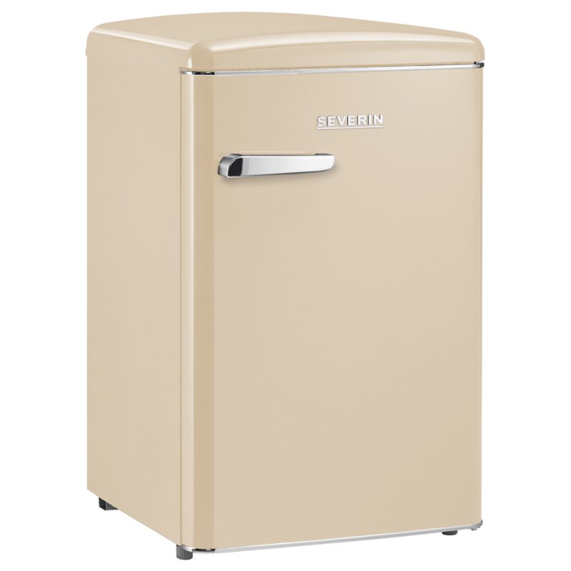 SEVERIN mini réfrigérateur rétro RKS 8833, crème, éclairage LED, 550×575×875 mm