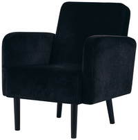 PAPERFLOW fauteuil LISBOA, fluwelen bekleding, antraciet